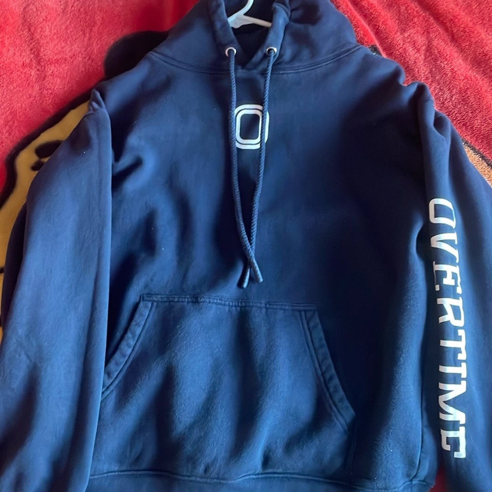 Overtime Hoodie . Navy blue